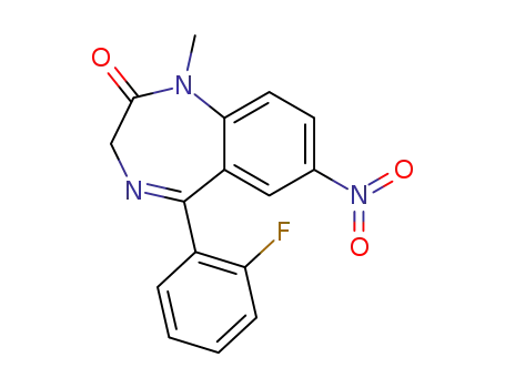 Molecular Structure of 1622-62-4 (FLUNITRAZEPAM)