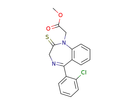 [5-(2-chloro-phenyl)-2-thioxo-2,3-dihydro-benzo[e][1,4]diazepin-1-yl]-acetic acid methyl ester