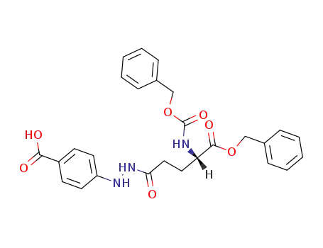 4-[N'-((S)-4-Benzyloxycarbonyl-4-benzyloxycarbonylamino-butyryl)-hydrazino]-benzoic acid