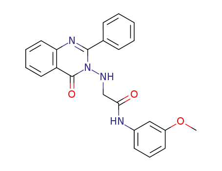N-(3-Methoxy-phenyl)-2-(4-oxo-2-phenyl-4H-quinazolin-3-ylamino)-acetamide