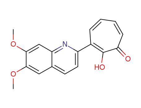 3-(6,7-dimethoxyquinol-2-yl)tropolone