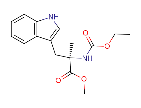 (R)-Nα-(Methoxycarbonyl)-α-methyltryptophan methyl ester