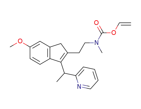 {2-[6-Methoxy-3-(1-pyridin-2-yl-ethyl)-1H-inden-2-yl]-ethyl}-methyl-carbamic acid vinyl ester