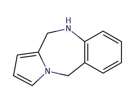 Molecular Structure of 22162-53-4 (10,11-Dihydro-5H-Benzo[E]pyrrolo[1,2-A][1,4]diazepine)