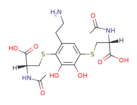 2-S-5-S-di-(N-acetyl)-cysteinyl-dopamine