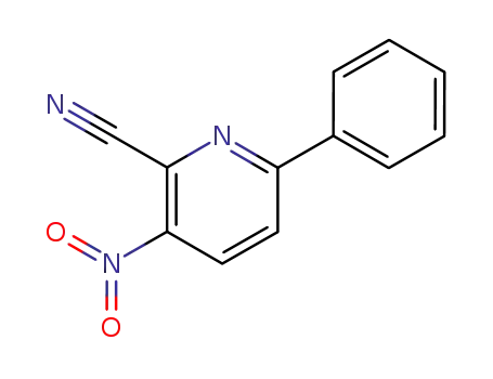 3-nitro-6-phenylpyridine-2-carbonitrile