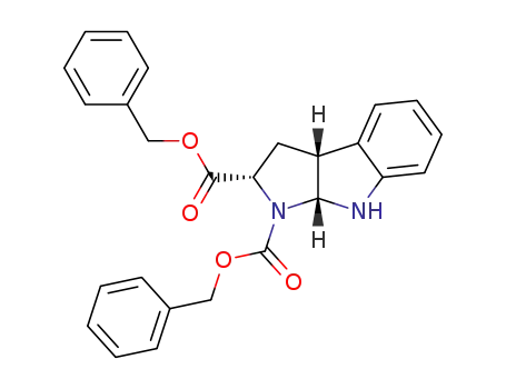 dibenzyl (2S,3aR,8aR)-3,3a,8,8a-tetrahydropyrrolo[2,3-b]indol-1,2 (2H)-dicarboxylate