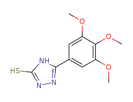 3-(3,4,5-trimethoxyphenyl)-4H-5-mercapto-1,2,4-triazole
