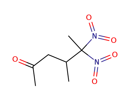 3-Methyl-2,2-dinitro-5-hexanone