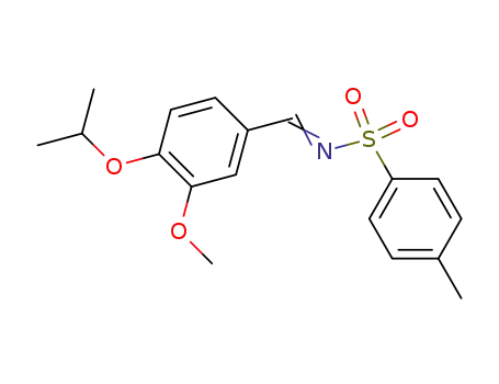 N-[1-(4-Isopropoxy-3-methoxy-phenyl)-meth-(E)-ylidene]-4-methyl-benzenesulfonamide