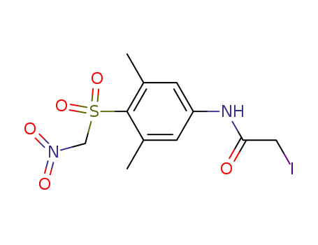 (4-iodoacetamido-2,6-dimethylphenylsulfonyl)nitromethane