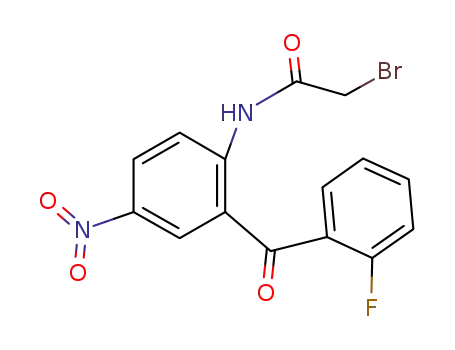 2-bromo-2'-(2-fluorobenzoyl)-4'-nitroacetanilide