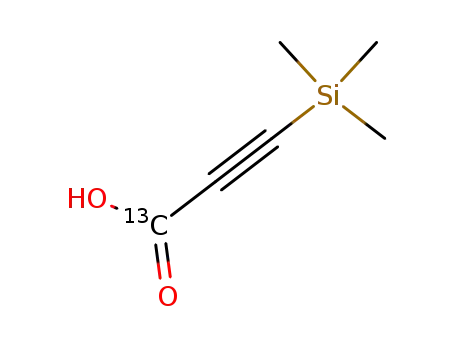3-(trimethylsilyl)[1-13C]propinoic acid