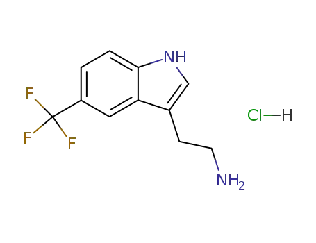 2-(5-trifluoromethyl-1H-indol-3-yl)ethan-1-amine hydrochloride