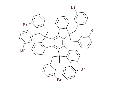 5,5,10,10,15,15-hexakis[(3-bromophenyl)methyl]-10,15-dihydro-5H-diindeno[1,2-a;1',2'-c]fluorene