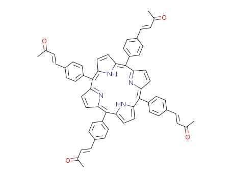 (all-E)-5,10,15,20-tetrakis[4-(3-oxobut-1-enyl)phenyl]porphyrin