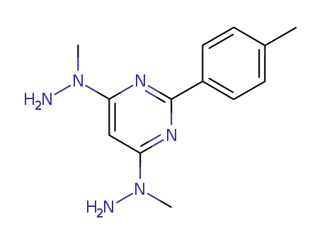4,6-bis(1-methylhydrazino)-2-(1-methylphenyl)pyrimidine