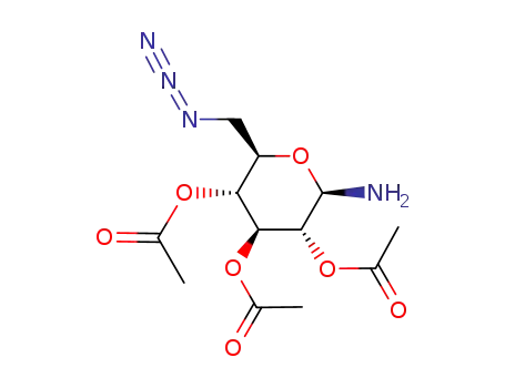2,3,4-tri-O-acetyl-1-amino-6-azido-1,6-dideoxy-β-D-glucose