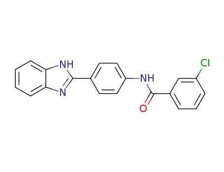 N-(4-(1H-benzo[d]imidazole-2-yl)phenyl)-3-chlorobenzamide