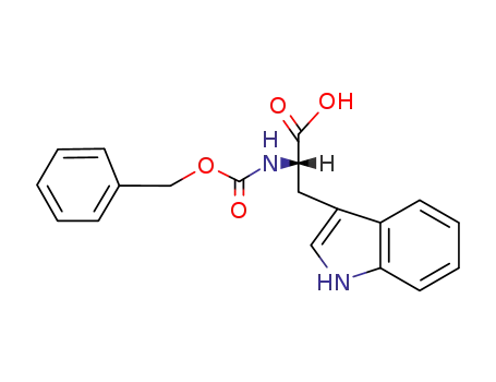 Molecular Structure of 7432-21-5 (N-Cbz-L-Tryptophan)