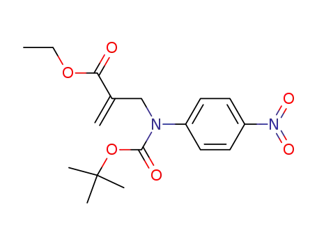 2-{[tert-butoxycarbonyl-(4-nitro-phenyl)-amino]-methyl}-acrylic acid ethyl ester