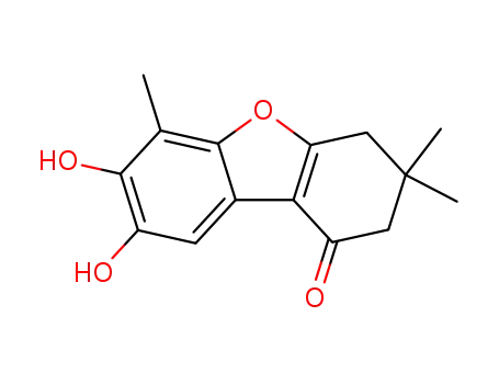 7,8-dihydroxy-3,3,6-trimethyl-3,4-dihydrodibenzo[b,d]furan-1(2H)-one