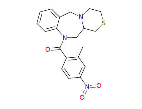 (2-methyl-4-nitro-phenyl)-(3,4,11,11a-tetrahydro-1H,5H-2-thia-4a,10-diaza-dibenzo[a,d]cyclohepten-10-yl)-methanone