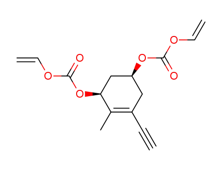 (3S,5S)-1-ethynyl-2-methyl-3,5-bis[(vinyloxy)carbonyloxy]-1-cyclohexene