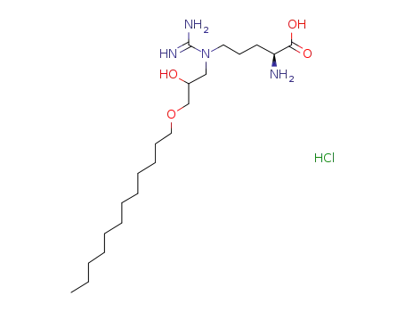 N-(2-hydroxy-3-dodecyloxypropyl)-L-arginine hydrochloride