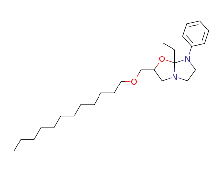 2-dodecyloxymethyl-7a-ethyl-7-phenyl-hexahydro-imidazo[2,1-b]oxazole