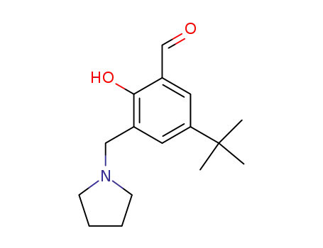 5-tert-butyl-2-hydroxy-3-(pyrrolidin-1-ylmethyl)benzaldehyde