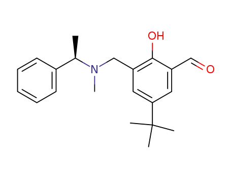 (R)-5-tert-butyl-2-hydroxy-3-{[methyl-(1-phenyl-ethyl)-amino]-methyl}-benzaldehyde