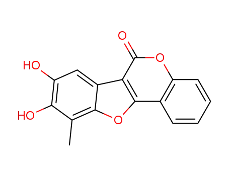 3,4-dihydroxy-2-methyl-6H-benzofuro[3,2-c][1]benzopyron-6-one