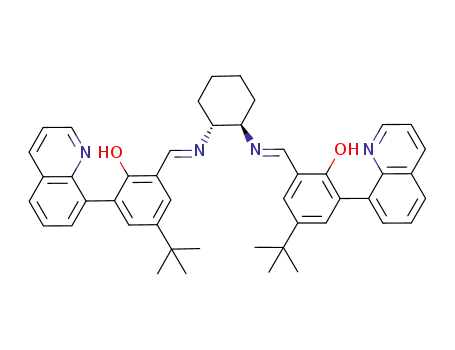 (-)-(R,R)-cyclohexanediamine-(p-tert-butyl)-(quinolin-8-yl)-salen