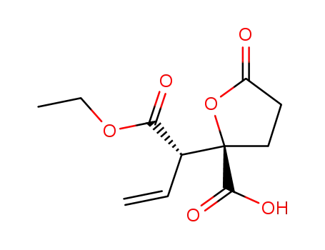 (2SR)-2-[(1RS)-1-(ethoxycarbonyl)allyl]-5-oxotetrahydrofuran-2-carboxylic acid