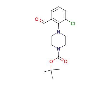 4-(2-chloro-6-formyl-phenyl)-piperazine-1-carboxylic acid tert-butyl ester