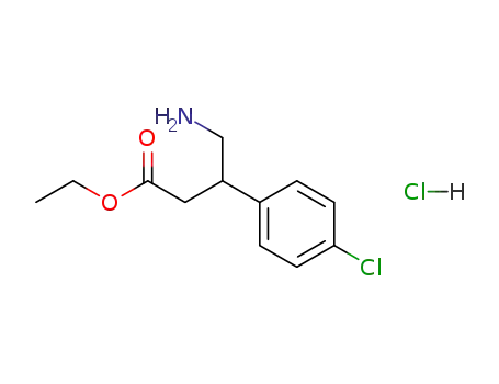ethyl 4-amino-3-(4-chlorophenyl)butanoate hydrochloride