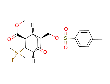 (1S,2R,3S,4S,7S)-3-(Fluoro-dimethyl-silanyl)-5-oxo-7-(toluene-4-sulfonyloxymethyl)-bicyclo[2.2.2]octane-2-carboxylic acid methyl ester
