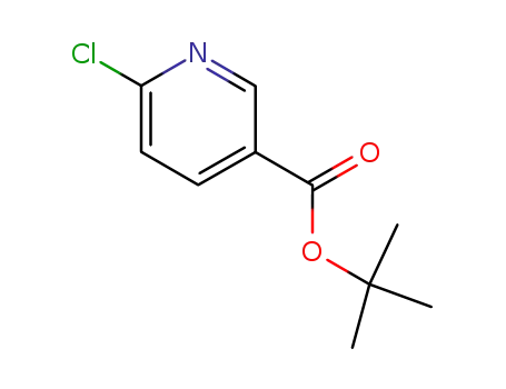 Molecular Structure of 115309-57-4 (6-Chloronicotinic acid tert-butyl ester)