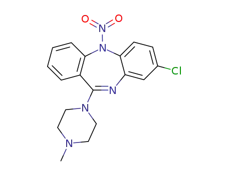 8-chloro-11-(4-methyl-piperazin-1-yl)-5-nitro-5H-dibenzo[b,e][1,4]diazepine
