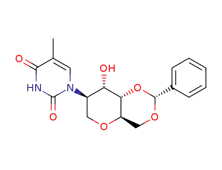 1,5-anhydro-4,6-O-benzylidene-2-deoxy-2-(thymin-1-yl)-D-altro-hexitol