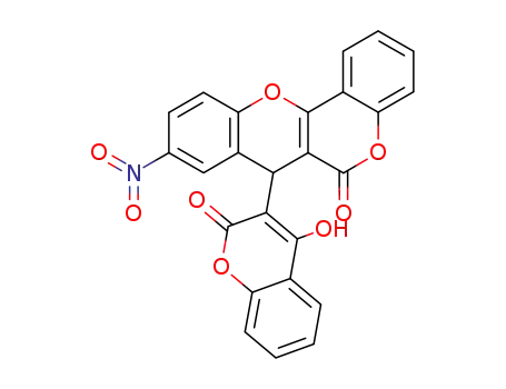 7-(4-hydroxy-2-oxo-2H-1-benzopyran-3-yl)-9-nitro-6H,7H-[1]benzopyrano[4,3-b][1]benzopyran-6-one