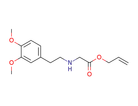 (3,4-dimethoxy-phenethylamino)acetic acid allyl ester