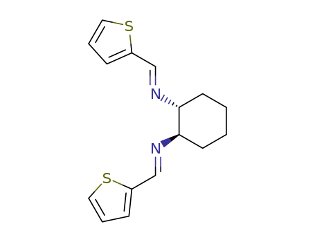 (1R,2R)-N,N'-bis(thiophen-2-ylmethylene)cyclohexane-1,2-diamine