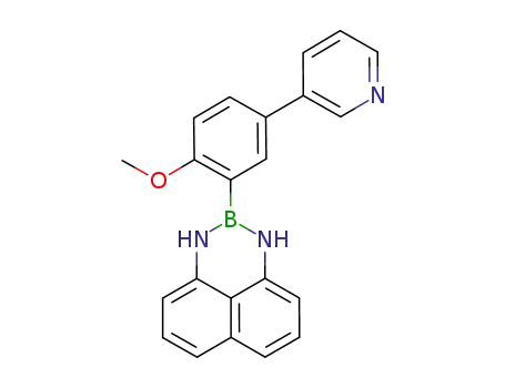 3-(2,3-dihydro-1H-naphtho[1,8-de]-1,3,2-diazaborinyl)-4-methoxy-1-(3-pyridyl)benzene