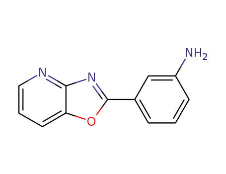 Molecular Structure of 52333-90-1 (3-oxazolo[4,5-b]pyridin-2-yl-aniline)