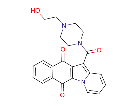 12-[4-(2-hydroxy-ethyl)-piperazine-1-carbonyl]-benzo[f]pyrido[1,2-a]indole-6,11-dione