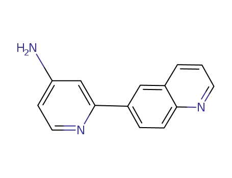 2-(quinolin-6-yl)pyridin-4-amine