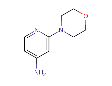 Molecular Structure of 35980-77-9 (2-(4-morpholinyl)-4-pyridinylamine)