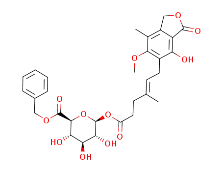mycophenolic acid-O-acyl-β-D-glucopyranuronoside benzyl ester